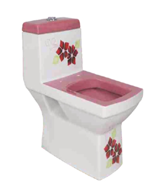 Magenta  Vitrosa One Piece Toilet