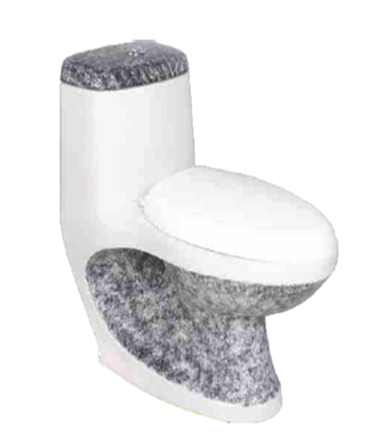  Marble One Piece Toilet