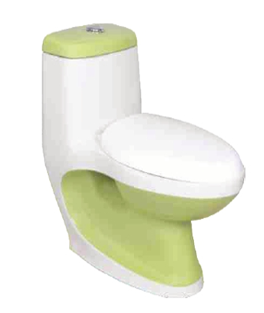   Mint Green One Piece Toilet